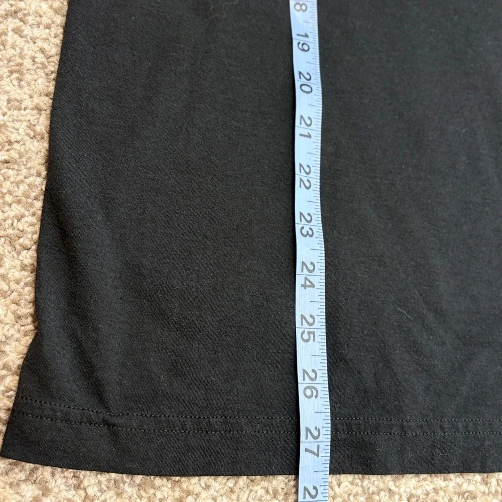 Alo Yoga T Shirt Women Long Sleeve Crew Neck Black Top M Athleisure Soft Knit